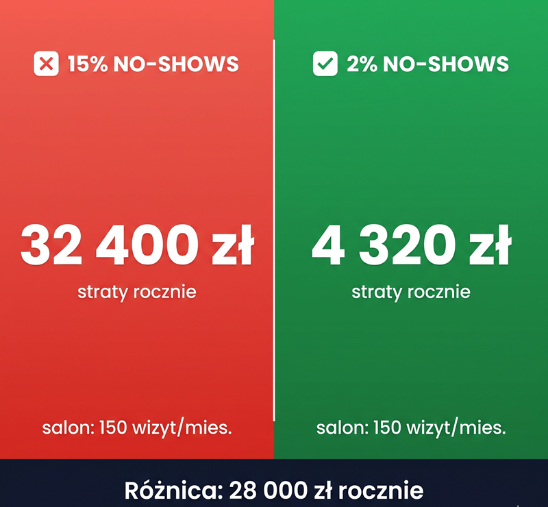 Jak ograniczyć no-shows w salonie beauty?
                    7 sprawdzonych sposobów